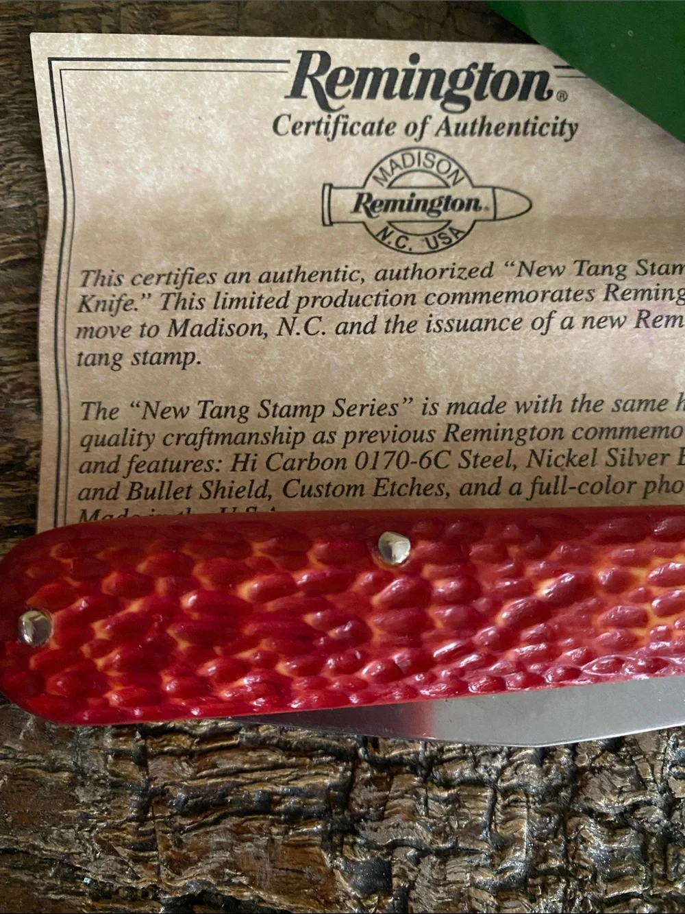 🔪Vintage🔪Remington TANG Grandaddy Barlow Bullet Knife 18313